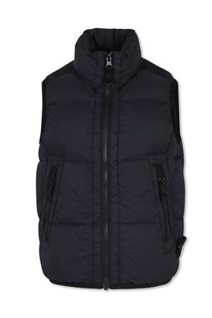 black polyamide gilet STONE ISLAND KIDS | 8116G0328V0029